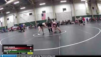 195 lbs Round 3 (16 Team) - Braxton Janda, Minden vs Chris Shrock, Sedgwick County/Fleming
