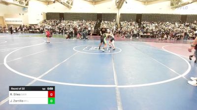 99-J lbs Round Of 32 - Ralph Dileo, Overtime vs Jaiven Zorrilla, My Land Wrestling Academy