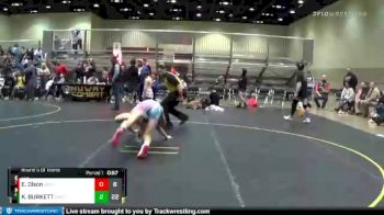 130 lbs Round 5 (8 Team) - Ethan Olson, Team Gotcha vs KOBI BURKETT, Elite Athletic Club DZ