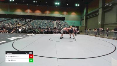 285c lbs Consi Of 8 #2 - Antonio Dacosta, Menlo vs Josh Terrill, Michigan State