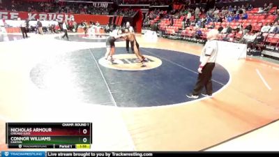 1A 285 lbs Champ. Round 1 - Connor Williams, Canton vs Nicholas Armour, Chicago (Leo)