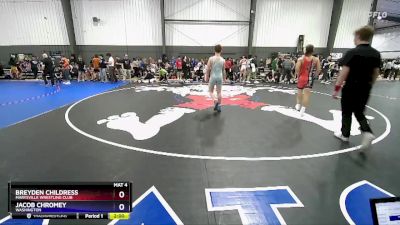 130 lbs Round 2 - Breyden Childress, Marysville Wrestling Club vs Jacob Chromey, Washington