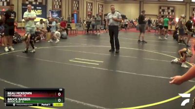 53 lbs Round 3 (4 Team) - Brock Barber, Revival Blue vs Beau Mckeown, Mat Assassins