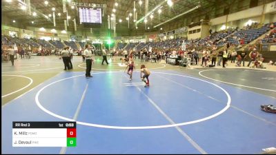 46 lbs Rr Rnd 3 - Kaleb Millz, Pomona Elite vs James Devaul, Pikes Peak Warriors