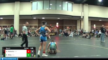 110 lbs Round 2 (6 Team) - Kyle Riley, Contenders Wrestling Academy Blue vs Kayson Mataria, Steel Valley