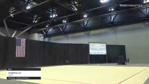Angelina Lin - Ball, Aspire - 2021 USA Gymnastics Championships
