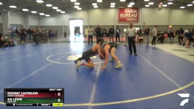 138 lbs 1st Place Match - Dominic Castrejon, Legacy Dragons vs Kai Lewis, Nova WC