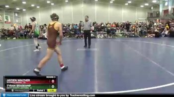 135 lbs Round 3 (6 Team) - Jayden Walther, Wyoming Brown vs Tyran Braskamp, South Dakota Lightning