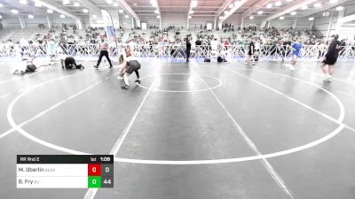 127 lbs Rr Rnd 2 - Michael Oberlin, Beast Nation vs Blake Fry, Buffalo Valley Black