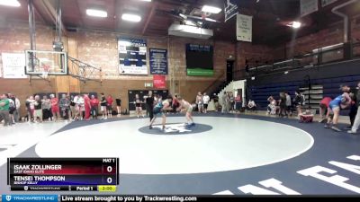 150 lbs Round 1 - Isaak Zollinger, East Idaho Elite vs Tensei Thompson, Bishop Kelly