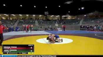 132 lbs Round 3 (4 Team) - Dennak Towne, 2/1A Glide vs Aiden Johnson, 2/1A Elgin