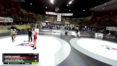 190 lbs Semifinal - Akhilleus Ornelas, Bullard High School Wrestling vs Carter Vannest, Vasky BrosPitman Wrestling Club