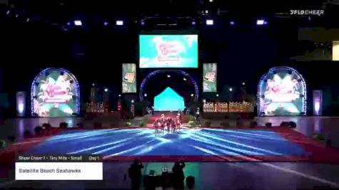 Satellite Beach Seahawks [2020 Show Cheer 1 - Tiny Mite - Small Day 1] 2020 Pop Warner National Cheer & Dance Championship