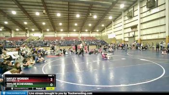 110 lbs Round 4 (6 Team) - Taylor Echeverria, Oregon vs Hayley Worden, Gold Rush