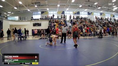 190 Boys Semifinal - Mattaw Siaosi, Hunter Boys vs Bentley Lowe, Matheson Boys