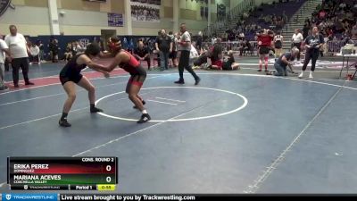 126 lbs Cons. Round 2 - Erika Perez, Dominguez vs Mariana Aceves, Coachella Valley