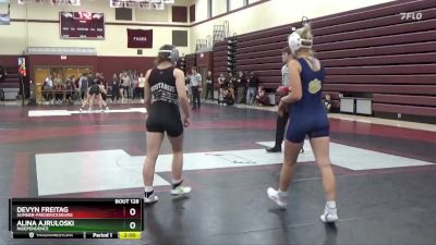 JV-7 lbs Round 3 - Devyn Freitag, Sumner-Fredericksburg vs Alina Ajruloski, Independence