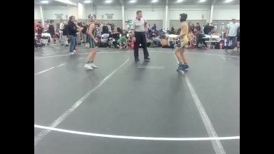 96 lbs Round 2 (10 Team) - Becket Geary, Diamond Fish vs Mason Lyons, River City Wrestling