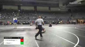 125 lbs Quarterfinal - Jett Strickenberger, North Idaho vs Luqman Masud, Joliet