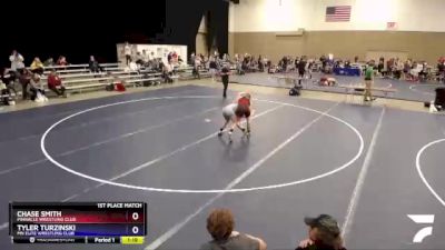 120 lbs 1st Place Match - Chase Smith, Pinnacle Wrestling Club vs Tyler Turzinski, MN Elite Wrestling Club