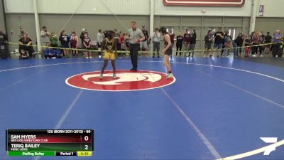 86 lbs Cons. Round 3 - Teriq Bailey, MOBC Lions vs Sam Myers, Red Lion Wrestling Club