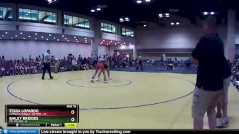 138 lbs Round 1 (10 Team) - Bailey Bridges, STL Yellow vs Tessa Lopardo, Charlie`s Angels- GA Pink