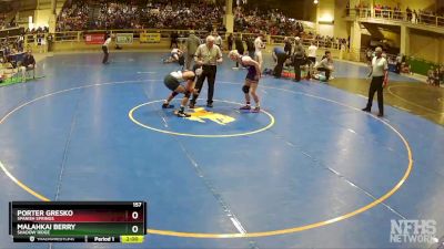 157 lbs 3rd Place Match - Porter Gresko, Spanish Springs vs Malahkai Berry, Shadow Ridge