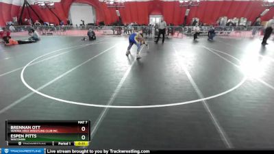 138 lbs Cons. Round 3 - Brennan Ott, Verona Area Wrestling Club Inc. vs Espen Pitts, Wisconsin