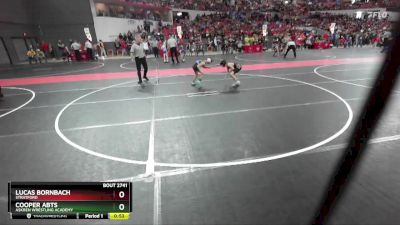 76 lbs Cons. Round 4 - Cooper Abts, Askren Wrestling Academy vs Lucas Bornbach, Stratford