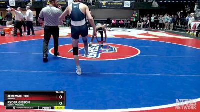 7A-126 lbs Cons. Round 2 - Ryder Gibson, North Paulding vs Jeremiah Toe, Archer