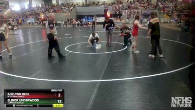 Girls 132 lbs Champ. Round 1 - Kemoria Turner, Cleveland (Girls) vs Gabbie Newton, Jefferson Co. (Girls)