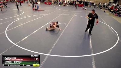 77 lbs Semifinal - Evann Linn, Centennial Youth Wrestling vs Nathan Hoopman, MN Elite Wrestling Club