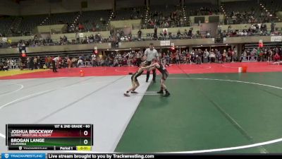 60 lbs Champ. Round 1 - Brogan Lange, Caledonia vs Joshua Brockway, Summit Wrestling Academy