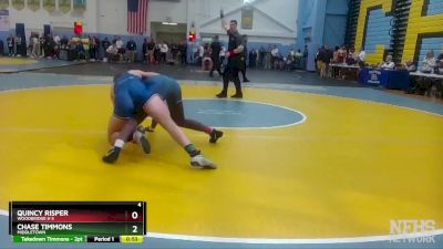 175 lbs Cons. Round 2 - Quincy Risper, Woodbridge H S vs Chase Timmons, Middletown
