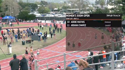 Women's 800m, Finals 11