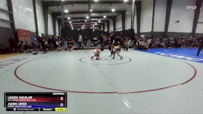 78 lbs Semifinal - Jaxon Aguilar, All-Phase Wrestling Club vs Aiden Ungs, Forks Wrestling Club