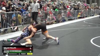 85 lbs Cons. Round 3 - Dayne Schoenberger, Wakeeney vs Nolan Phillips, Beloit