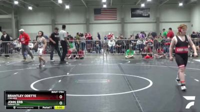 120 lbs Cons. Round 1 - John Erb, Manhattan vs Brantley Odette, Con-Kids