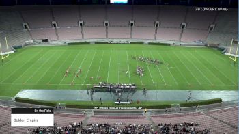 Golden Empire at 2021 Drum Corps at the Rose Bowl