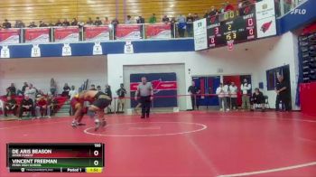 190 lbs Quarterfinal - Vincent Freeman, Penn High School vs De Aris Beason, River Forest