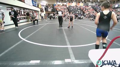 75 lbs Round Of 16 - Olan Garrison, Coweta Tiger Wrestling vs Stonewall Coombws, Tahlequah Wrestling Club