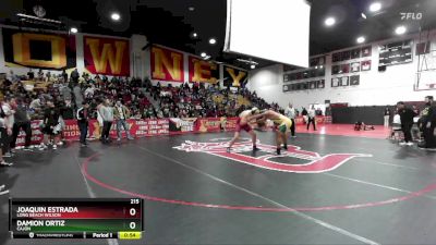 215 lbs Cons. Round 3 - Damion Ortiz, Cajon vs Joaquin Estrada, Long Beach Wilson