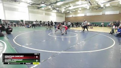 120 lbs Cons. Round 3 - Jonathan Sanchez, John Glenn vs Kaizen Stirdivant, Orange Lutheran