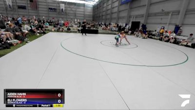 100 lbs Placement Matches (8 Team) - Aiden Hahn, Missouri Blue vs Eli Flowers, Georgia BLACK