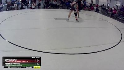 160 lbs Cons. Round 4 - Keller Twohig, 2 Tuff Gym Wrestling Club vs Bryce Kunz, Central City Junior Wrestling Club