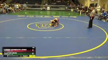 106 lbs Quarterfinals (8 Team) - Clayton Hicks, Brunswick vs Corbin Xayabouth-Jones, Alexander