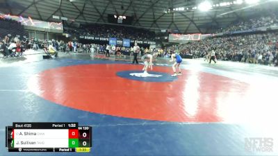 4A 120 lbs Quarterfinal - Adrian Shima, Chiawana vs Joe Sullivan, Tahoma