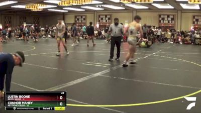 138 lbs Finals (8 Team) - Justin Boone, Death Squad vs CONNOR MANEY, Keystone Crush