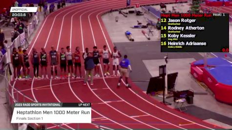 Men's 1k Heptathlon, Finals 1