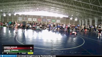 74 lbs Quarters & Wb (16 Team) - Jaxson Aguilar, Team Oregon vs Gabriel Cordova, Green River